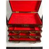 Image 3 : Fabulous Burl Top Brass Mounted Asian Jewelry Box