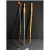 Image 1 : 3 Older Wooden Canes (African etc)