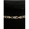 Image 3 : Stamped Italy 925 Sterling Silver 6mm Link Figaro Chain Necklace - 24"