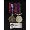 Image 1 : Silver Canadian War Medals CVSM 1939-1945 WW2