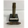 Image 3 : Trench Art Bullet Cigarette Lighter Mounted On Marble Base