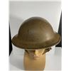 Image 2 : WW2 Canadian Brodie Helmet w/Liner & Chin Strap - All Original