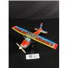 Image 1 : Japanese Tin Cessna Sky Taxi Toy Friction Airplane - Friction Mechanism Works And Will Turn Propelle