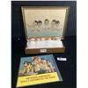 Image 1 : Complete Set Of Dionne Quintuplet Dolls, Original 1935 Print Of Quintuplets And Dolls And Costume Cu