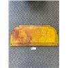 Image 1 : Nice Early WHIZ Household Helps Tin Rack Sign Topper Faded But Display Well  23X10