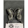 Image 2 : Lovely Vintage Large Rhinestone Butterfly.
