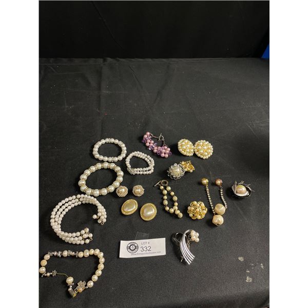 Collection Of Vintage Pearl Jewelry