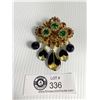 Image 1 : Gorgeous Vibrant Rhinestone Brooch, Good Condition