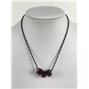 Image 2 : 1 Vintage Red Rhinestone Necklace