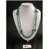 Image 1 : Gorgeous Teal Colour Crystal Necklace Double Length