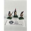 Image 1 : 3 Antique Handpainted John Mitchell Military Miniatures