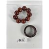 Image 1 : 2 Carved Wooded Bracelets (Interesting)