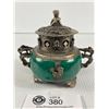 Image 2 : Chinese Vessel w/Silver Metal Mounts (Dragons)
