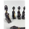 Image 2 : 6 Wooden African Figure Carvings
