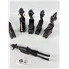 Image 3 : 6 Wooden African Figure Carvings