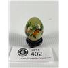 Image 1 : Small Handpainted Jade Egg