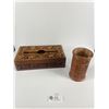 Image 1 : 2 Pcs Of Carved Indian Teak