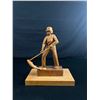Image 1 : Very Nice Folkart Carving Of A Salmon Fisherman Signed