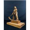 Image 2 : Very Nice Folkart Carving Of A Salmon Fisherman Signed