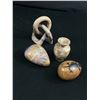 Image 1 : 4 African Carved Stone Items