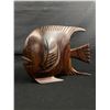 Image 2 : Pair Of Carved Rosewood Angel Fish