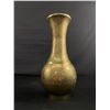 Image 2 : 2 Older Engraved Brass Vases