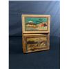 Image 2 : 3 Marquetry Japanesse Puzzle Boxes 1950's