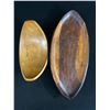 Image 1 : Nice Long Carved African Bowl & Another