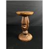 Image 1 : Carved African 2 Face Wood Stool/Seat