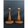 Image 2 : Wooden Bowls & Candlestick Lot