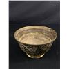 Image 2 : Heavy Chinese Brass Bowl Marked Underneath