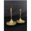 Image 3 : 2 Pairs Of Nicely Engraved Brass Vases
