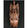 Image 1 : African Vulture Carved Wood Mask