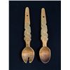 Image 2 : 10 Pc Carved African Spoon Lot
