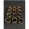 Image 1 : 12 African Wood & Bone Napkin Rings