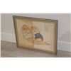 Image 2 : Original Framed Vargas PinUp Girl Print Approx. 17" x 21"