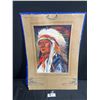 Image 1 : 1950's Iconic Indian Chief Print Tilted 'Statue' From Sidney Roofing & Paper Co. Vancouver BC Approx