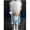 Image 2 : Awesome Royal Guard "Snowflake" Wooden Nut Cracker, Nice Condition, Approx. 16" Tall
