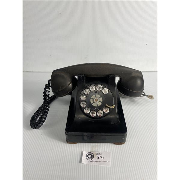 Antique Rotary Dial Desktop Telephone