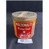 Image 1 : 1950's Macdonald's Fine Cut Tobacco Can. Nice Condition. Good Graphics