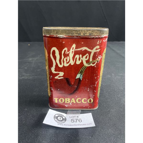 1920's Velvet Tobacco Pocket Tin, Canadian, Match Strike Bottom