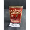 Image 1 : 1920's Velvet Tobacco Pocket Tin, Canadian, Match Strike Bottom