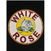 Image 1 : Very Good Quality White Rose Porcelain Sign