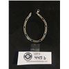 Image 1 : Sterling Silver 7" Bracelet Marked & Tested 5.8 Grams