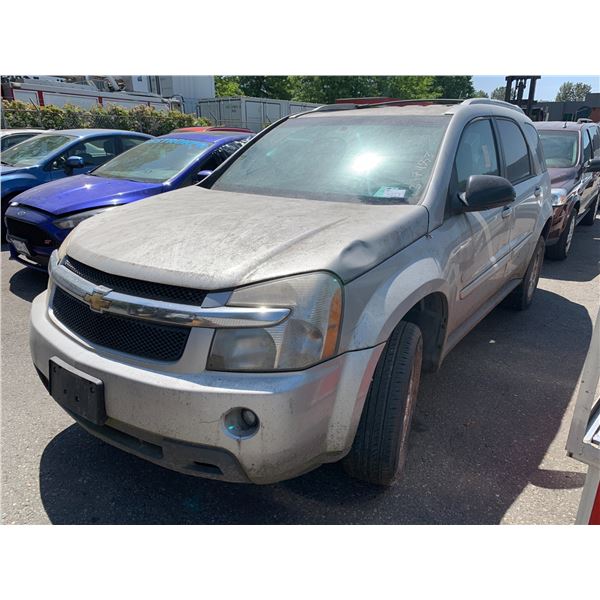 *TOW* 2008 CHEVROLET EQUINOX LT AWD, 4DR SUV, GREY, VIN 2CNDL43F186293504