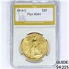 Image 1 : 1914-S $20 Gold Double Eagle PGA MS64