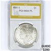 Image 1 : 1881-S Morgan Silver Dollar PGA MS64 PL