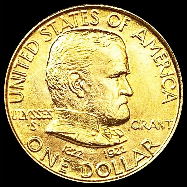 1922 Grant Rare Gold Dollar GEM BU