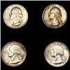Image 1 : (4) Washington Quarters UNCIRCULATED