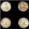 Image 2 : (4) Washington Quarters UNCIRCULATED